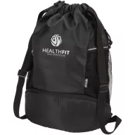   Saculet cu snur, Everestus, 2601E13034, 29x47x12 cm, Poliester, Negru