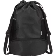   Saculet cu snur, Everestus, 2601E13034, 29x47x12 cm, Poliester, Negru