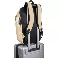   Rucsac laptop, Everestus, 2601E13181, 15 inch, 28x45x14 cm, Poliuretan, Bej Oatmeal