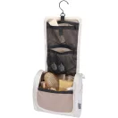 Geanta cosmetice, Everestus, 2601E13167, 25.5x21x14.5 cm, Poliester, Bej Sandstone