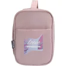 Geanta cosmetice, Everestus, 2601E13168, 25.5x21x14.5 cm, Poliester, Roz Dusty