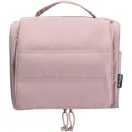 Geanta cosmetice, Everestus, 2601E13168, 25.5x21x14.5 cm, Poliester, Roz Dusty