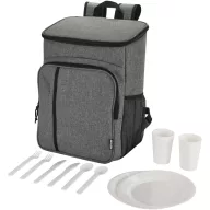   Rucsac termoizolant, Everestus, 2601E13268, 29x40.5x18 cm, Poliester, Gri Heather