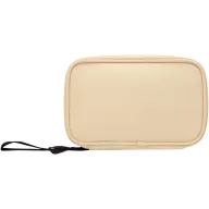   Husa tech pentru calatorie, Everestus, 2610E18289, 21.5x13x5 cm, Poliuretan, Bej Oatmeal