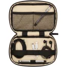 Husa tech pentru calatorie, Everestus, 2610E18289, 21.5x13x5 cm, Poliuretan, Bej Oatmeal