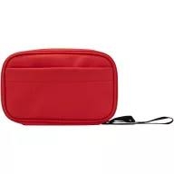   Husa tech pentru calatorie, Everestus, 2610E18290, 21.5x13x5 cm, Poliuretan, Rosu Brick