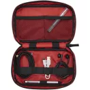 Husa tech pentru calatorie, Everestus, 2610E18290, 21.5x13x5 cm, Poliuretan, Rosu Brick