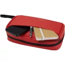 Husa tech pentru calatorie, Everestus, 2610E18290, 21.5x13x5 cm, Poliuretan, Rosu Brick