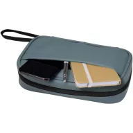   Husa tech pentru calatorie, Everestus, 2610E18291, 21.5x13x5 cm, Poliuretan, Albastru Hale