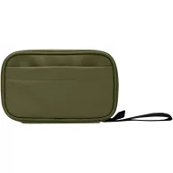   Husa tech pentru calatorie, Everestus, 2610E18292, 21.5x13x5 cm, Poliuretan, Verde Forest
