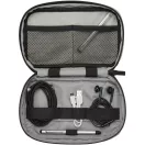 Husa tech pentru calatorie, Everestus, 2610E18293, 21.5x13x5 cm, Poliuretan, Gri