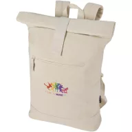   Rucsac laptop, Everestus, 2601E13173, 14 inch, 29x47x12 cm, Poliester, Bumbac, Bej Sandstone