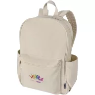   Rucsac laptop, Everestus, 2601E13175, 15.6 inch, 30x44x13 cm, Poliester, Bumbac, Bej Sandstone