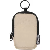  Portofel stil gentuta, Everestus, 2601E12855, 7.5x11x2.5 cm, Poliester, Bej Oatmeal