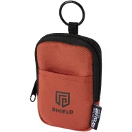   Portofel stil gentuta, Everestus, 2601E12856, 7.5x11x2.5 cm, Poliester, Rosu Brick