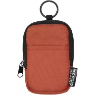   Portofel stil gentuta, Everestus, 2601E12856, 7.5x11x2.5 cm, Poliester, Rosu Brick
