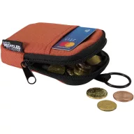   Portofel stil gentuta, Everestus, 2601E12856, 7.5x11x2.5 cm, Poliester, Rosu Brick