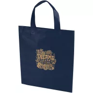   Sacosa de cumparaturi, Everestus, 2610E18992, 26x30x6 cm, Poliester, Albastru Navy