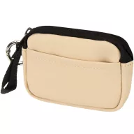   Portofel cu clips, Everestus, 2610E18189, 10x2.5x7 cm, Poliuretan, Bej Oatmeal