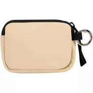   Portofel cu clips, Everestus, 2610E18189, 10x2.5x7 cm, Poliuretan, Bej Oatmeal