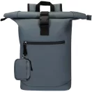 Portofel cu clips, Everestus, 2610E18191, 10x2.5x7 cm, Poliuretan, Albastru Hale