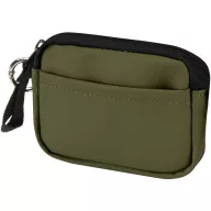   Portofel cu clips, Everestus, 2610E18192, 10x2.5x7 cm, Poliuretan, Verde Forest