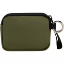 Portofel cu clips, Everestus, 2610E18192, 10x2.5x7 cm, Poliuretan, Verde Forest