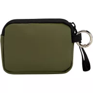   Portofel cu clips, Everestus, 2610E18192, 10x2.5x7 cm, Poliuretan, Verde Forest
