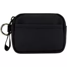 Portofel cu clips, Everestus, 2610E18194, 10x2.5x7 cm, Poliuretan, Negru