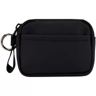   Portofel cu clips, Everestus, 2610E18194, 10x2.5x7 cm, Poliuretan, Negru