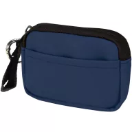   Portofel cu clips, Everestus, 2610E18195, 10x2.5x7 cm, Poliuretan, Albastru Navy