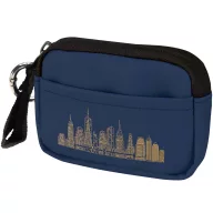   Portofel cu clips, Everestus, 2610E18195, 10x2.5x7 cm, Poliuretan, Albastru Navy