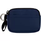 Portofel cu clips, Everestus, 2610E18195, 10x2.5x7 cm, Poliuretan, Albastru Navy