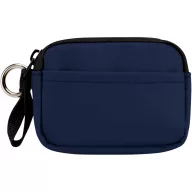   Portofel cu clips, Everestus, 2610E18195, 10x2.5x7 cm, Poliuretan, Albastru Navy