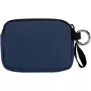 Portofel cu clips, Everestus, 2610E18195, 10x2.5x7 cm, Poliuretan, Albastru Navy