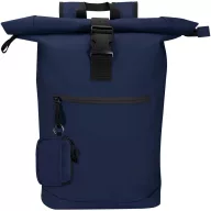   Portofel cu clips, Everestus, 2610E18195, 10x2.5x7 cm, Poliuretan, Albastru Navy