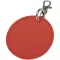 Breloc rotund cu clips, Everestus, 2610E18152, Ø7.5 cm, Poliuretan, Rosu Brick