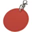 Breloc rotund cu clips, Everestus, 2610E18152, Ø7.5 cm, Poliuretan, Rosu Brick