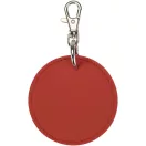 Breloc rotund cu clips, Everestus, 2610E18152, Ø7.5 cm, Poliuretan, Rosu Brick