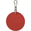 Breloc rotund cu clips, Everestus, 2610E18152, Ø7.5 cm, Poliuretan, Rosu Brick