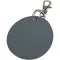 Breloc rotund cu clips, Everestus, 2610E18153, Ø7.5 cm, Poliuretan, Albastru Hale