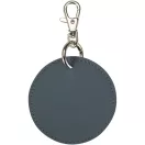 Breloc rotund cu clips, Everestus, 2610E18153, Ø7.5 cm, Poliuretan, Albastru Hale