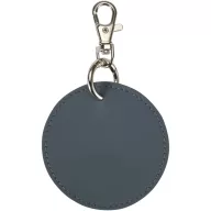   Breloc rotund cu clips, Everestus, 2610E18153, Ø7.5 cm, Poliuretan, Albastru Hale