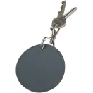 Breloc rotund cu clips, Everestus, 2610E18153, Ø7.5 cm, Poliuretan, Albastru Hale