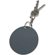   Breloc rotund cu clips, Everestus, 2610E18153, Ø7.5 cm, Poliuretan, Albastru Hale