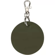   Breloc rotund cu clips, Everestus, 2610E18154, Ø7.5 cm, Poliuretan, Verde Forest