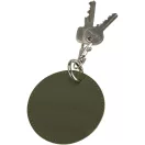 Breloc rotund cu clips, Everestus, 2610E18154, Ø7.5 cm, Poliuretan, Verde Forest