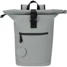 Breloc rotund cu clips, Everestus, 2610E18155, Ø7.5 cm, Poliuretan, Gri
