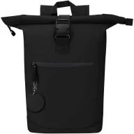   Breloc rotund cu clips, Everestus, 2610E18156, Ø7.5 cm, Poliuretan, Negru