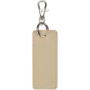 Breloc dreptunghiular cu clips, Everestus, 2610E18145, 9.5x4 cm, Poliuretan, Bej Oatmeal